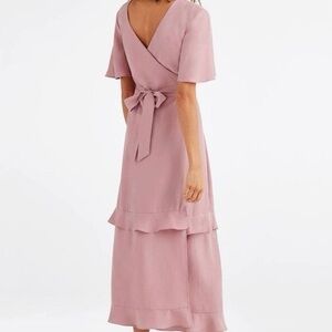 VETTA Capsule The Wrap beautiful blush tiered convertible adjustable dress.
